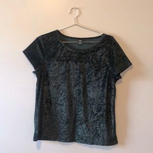 Emerald Velvet Shirt